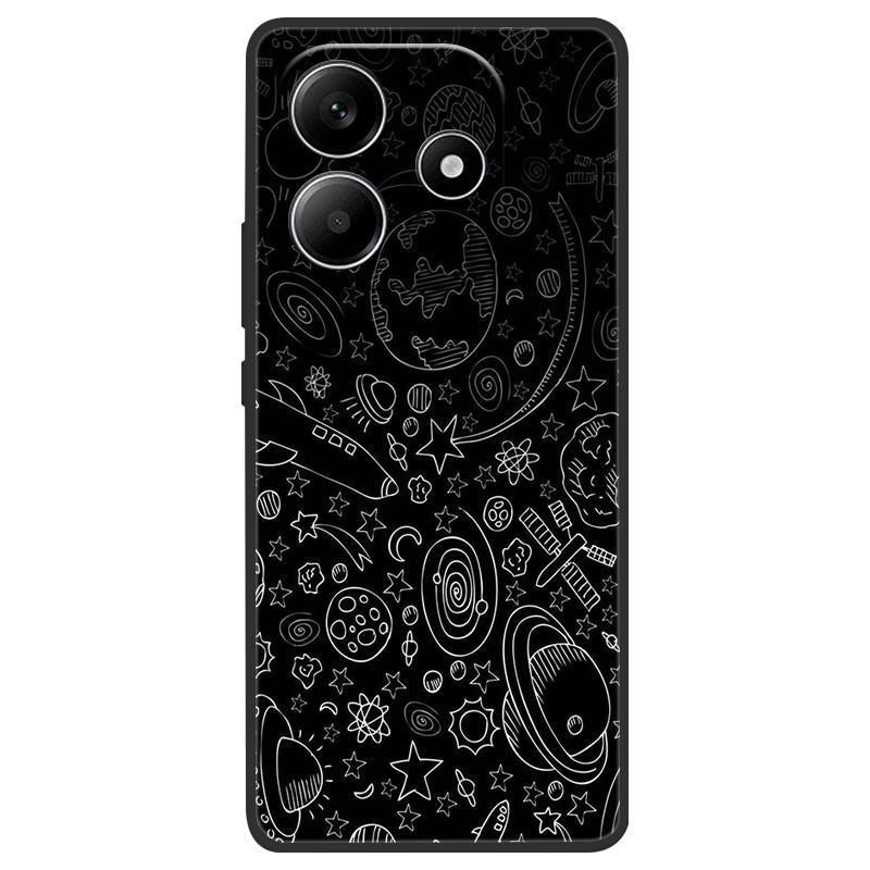 For Redmi Note 14 4G 5G Case Soft TPU Silicone Back Cover for Xiaomi Remi Note 14 5G Global Version Phone Cases Luxury Shell Bag