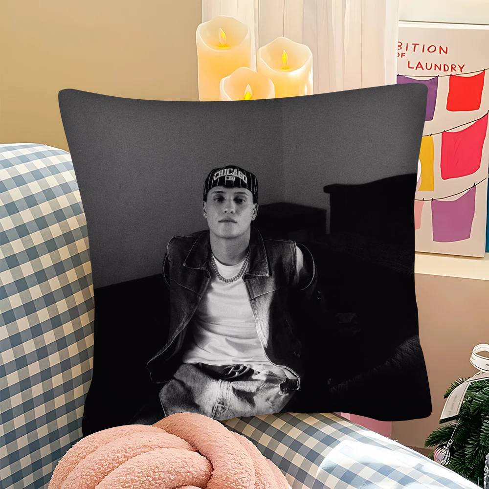 1Pc Singer Kidd V-Voodoo Songs Pillow Case Fashion Square Pillowcase Bedroom Sofa Room Ins Decoration Leisure