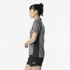 Table Tennis Game Short JTTA 82JAB210 Shirt, Sleeve, Certified, Moisture-Wicking, Quick-Drying, Women's, Charcoal, XL,