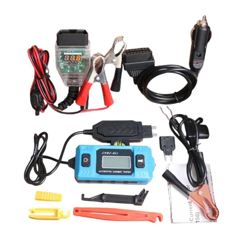 

Professional Car Battery Leakage Tester with Blue Backlight LCD Screen 0.01 to 19.99A for Auto Circuit Diagnosis 1