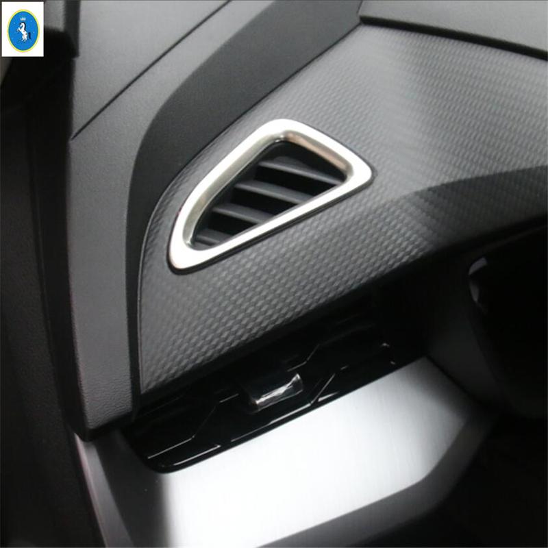 Edelstahl Silber Auto Handschuhfach Paillette / Hinterer Luftauslass / Türschalen Panel Zubehör Abdeckung Zierleiste für MG 5 MG5
