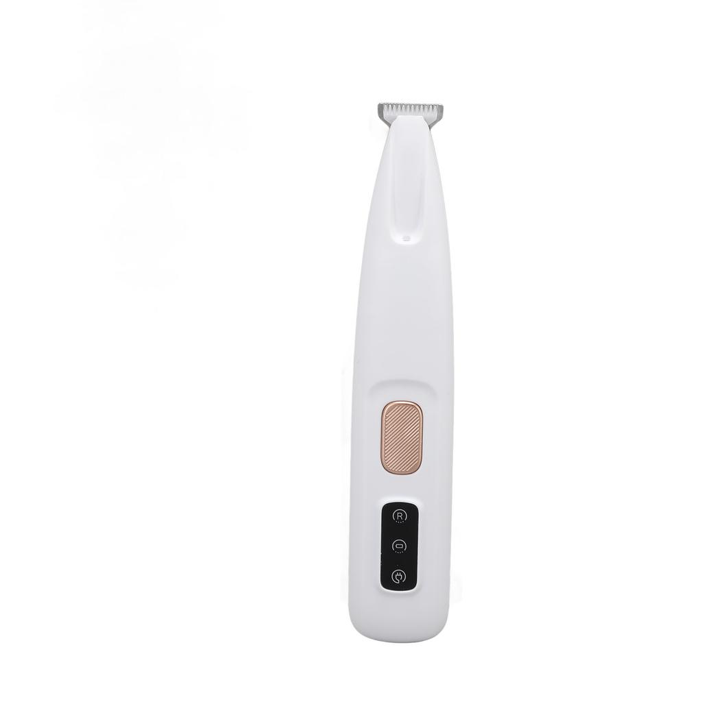 Pet Paw Hair Trimmer LED Display Improve Efficiency Water Resistant 18mm Wide Blades for Eyes Feet