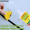 SIKEZHAN Adhesive Remover with Scraper, Fast-Acting Decal Sticker Label Residue Cleaner Spray for Car Glass & All Surfaces