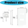 Vertical Blind Repair Carriers with Stem Repair Tabs Vertical Blinds Repair Kits White Vertical Blinds Replacement Parts