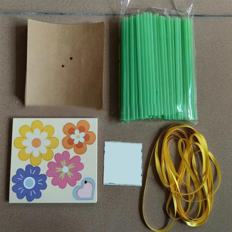 Flower Bouquet Craft Kit 24Pcs Teacher Appreciation Week Mother'S Day Flower Birthday Cards Diy Sister First Greeting Cards