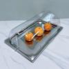 Stainless Steel Deep Buffet Serving Tray with Arched Lid