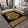Mother Road, historische Route 66, mãe estrada Teppich Teppich für Zuhause Wohnzimmer Schlafzimmer Sofa Fußmatte Dekor, Bereich Teppich rutschfeste Bodenmatte