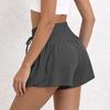 Women’s High Waist Athletic Shorts with Wide Elastic Waistband Drawstring Loose Fit Lightweight Quick Dry Fabric for Sports Yoga Running