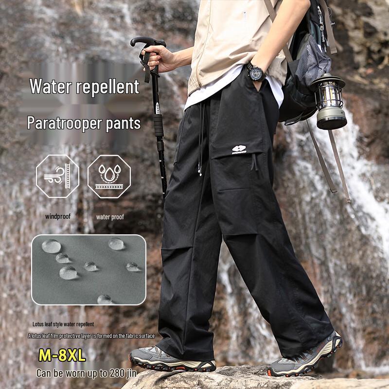 

Men s Loose Fit Straight Leg Cargo Pants 5XL