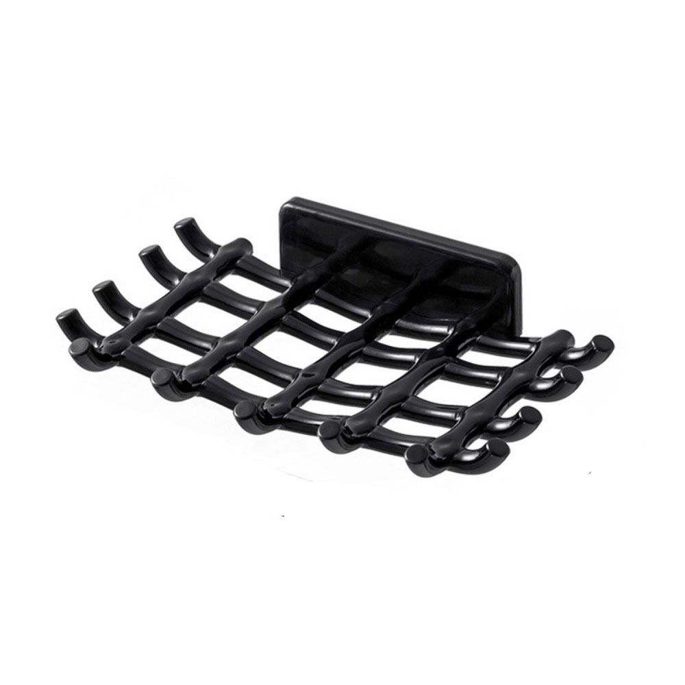 Drainage Shelf Soap Rack Shelf No Punching Soap Holder Wall Mounted Soap Box  Bathroom Organizer