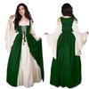 Halloween Costume Female Vintage Court Princess Queen Costume Medieval Drama Stage Performance Costume Fashion