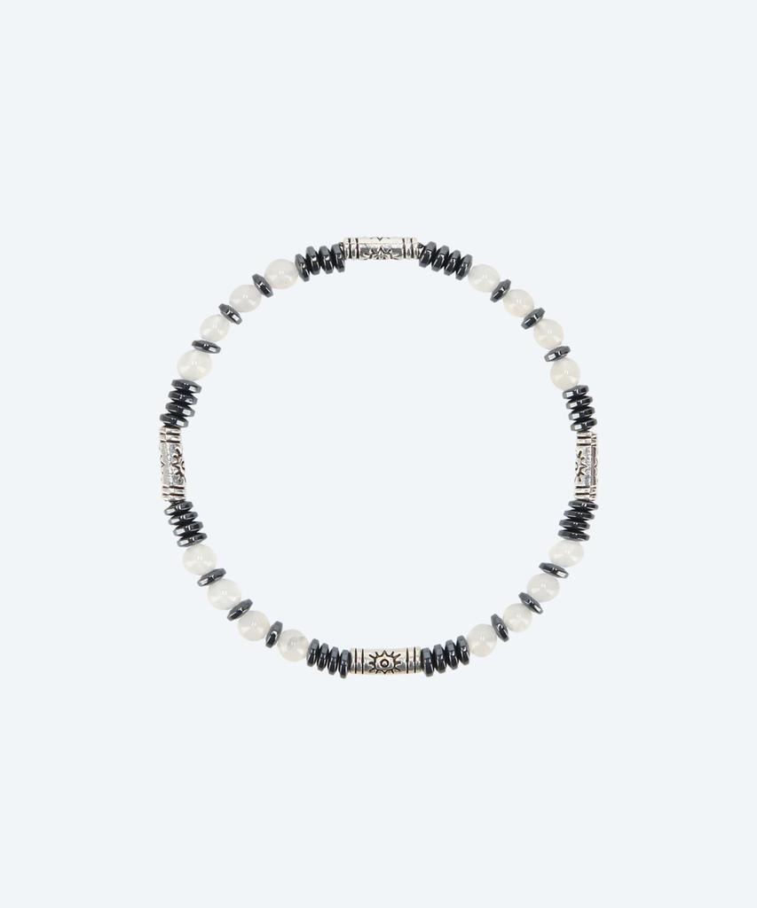 Tony Lawrence Essential Round Gemstone Bracelet White