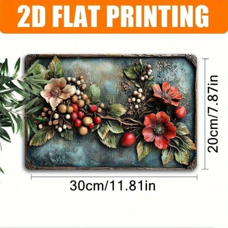 

Retro Metal Wall Art Tin Sign Posters Home Room Living Bar Decor 20x30cm