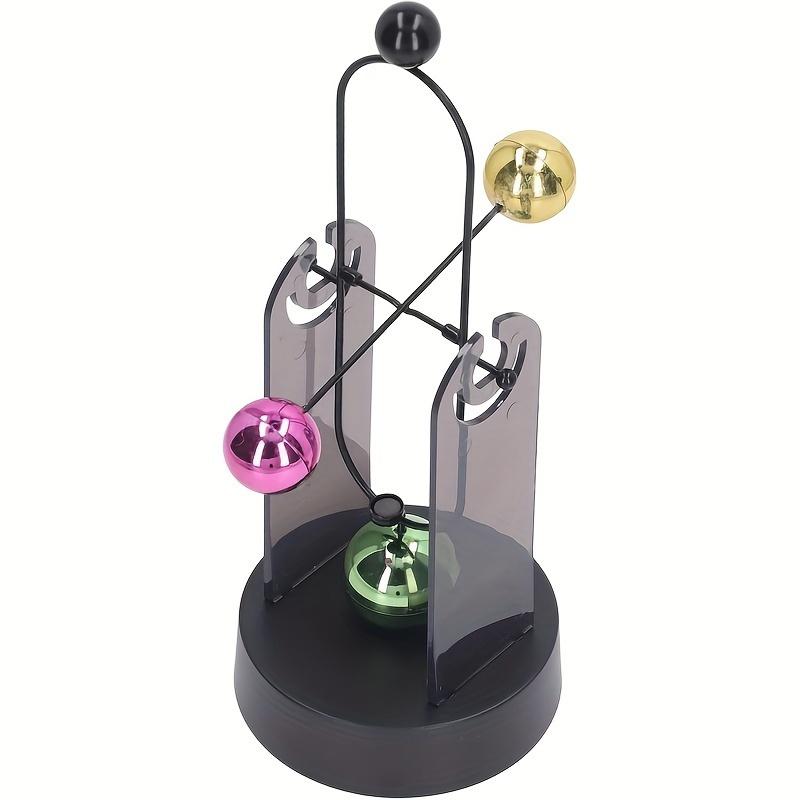 Perpetual Motion Machine Electronic Swing Balance Balls Model Art Craft Decoration Office Desk Science Ornament Home Decor Gift