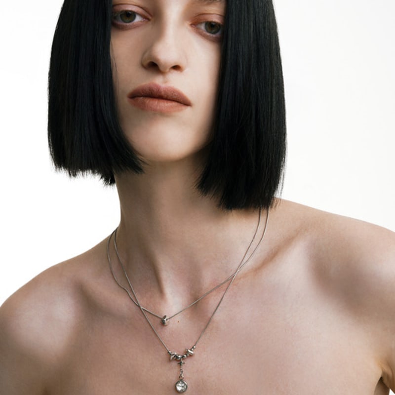 

Dazzling Club Crystal Stone Layered necklace free