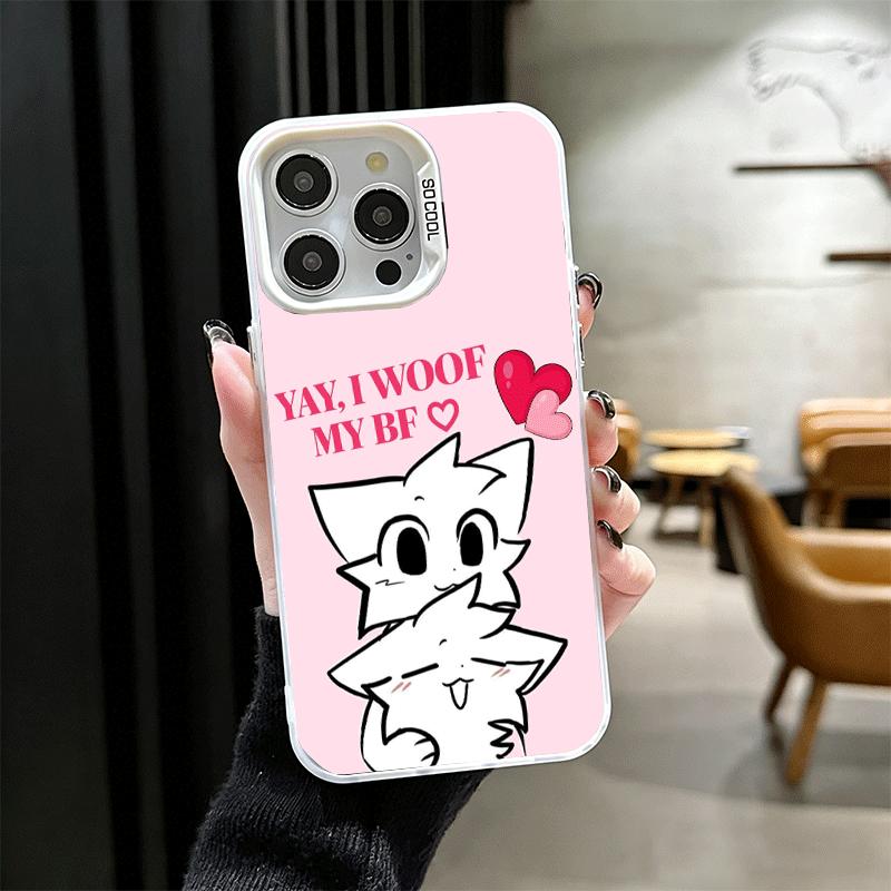 Cute B-Boykisser Catoon Shockproof Phone Case for iPhone 17 Air 16 16E 15 Pro Max 14 Plus 13 Mini 12 Back Cover Anti Fall Fundas