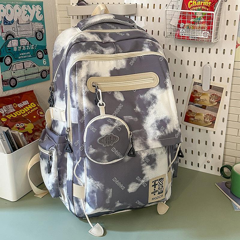 

Женский новый кампусный рюкзак-джокер большой вместимости для компьютера и путешествий, легкий рюкзак для учеников средней и старшей школы. .