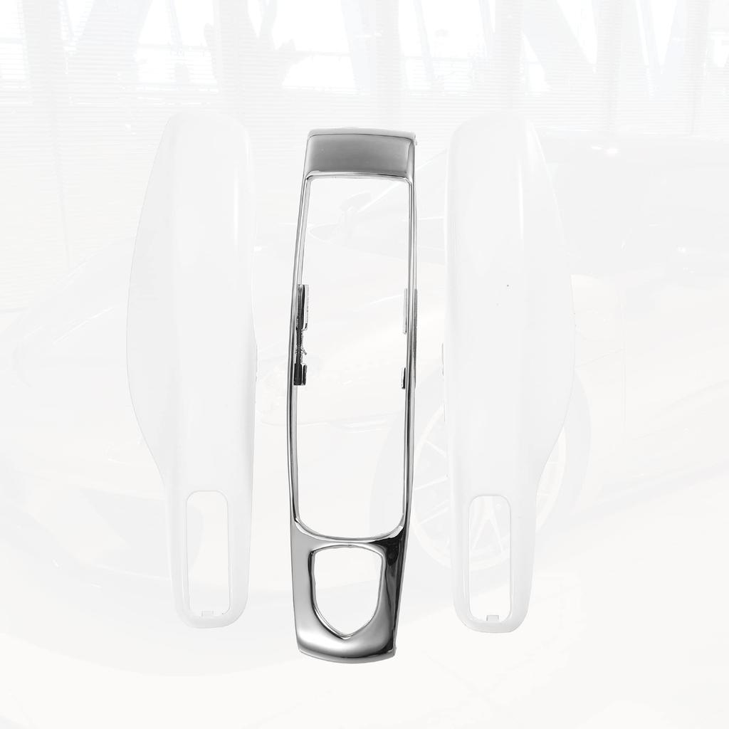 ACROPIX Car Remote Key Cover Case for Porsche and Macan, 3-Piece Set, White