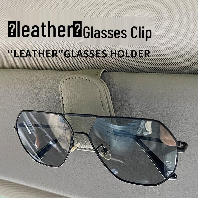 Multi-Function Car Sun Visor Sunglasses and Card Holder