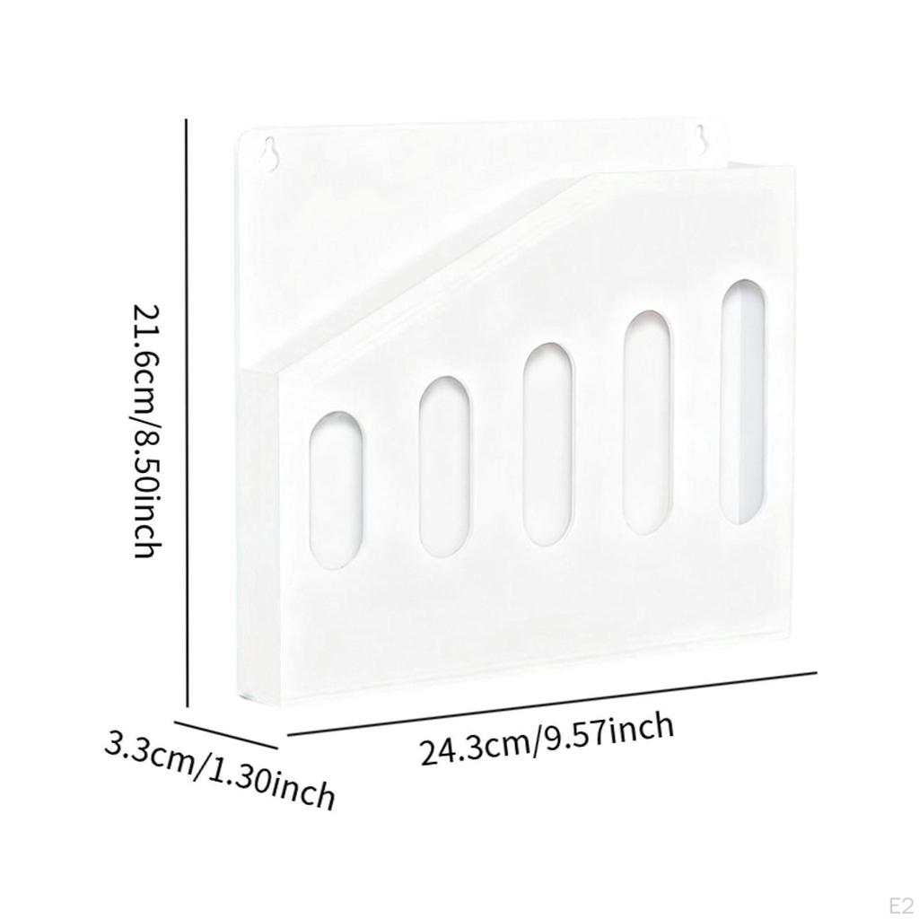 Acrylic Holder Display Stand Easy To Clean Kitchen Accessories Container Storage Rack for Counter