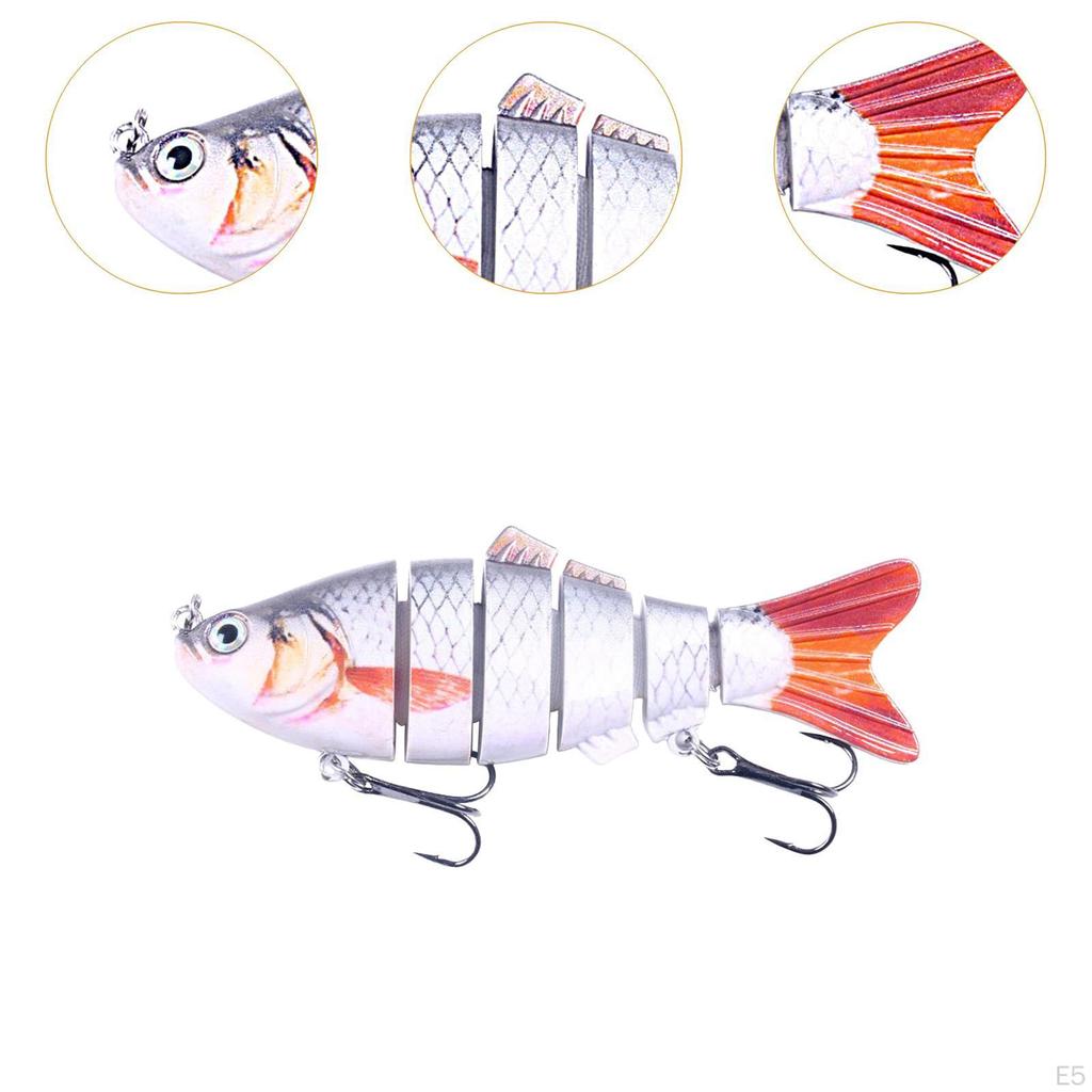 Bass Angelköder Kunstköder Realistische Lebensechte Augen Mehrgliedrig Sinkend Topwater