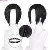 Oosaki Nana Cosplay Anime NANA Nana Osaki Cos Paruka Černá Anime Paruka Tepelně Odolné Syntetické Vlasy Halloweenská Párty + Síťka na Paruku