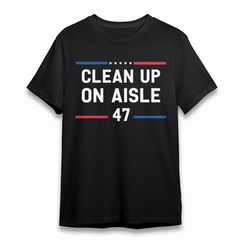 

Women s Plus Size Classic T-Shirt Clean Up Aisle 47 Star Decoration Graphic Tee XL