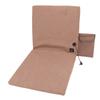 Electric Heating Seat Cushion Foldable Stadium Seats Heated Cover Pads with Backrest for Camping Fishing Hunting Khaki