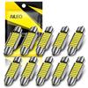 10PCS C5W LED Bulbs Canbus Festoon 31/36/39/41mm LED For Car Interior Dome Trunk License Plate Lights 12V 300LM 6500K White