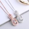 Fashion Ladies 8 Character Pendant S925 Silver Necklace