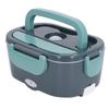 Electric Lunch Box Stainless Steel Constant Temperature 1.5L with Spoon Fork Insulation Bag Heated