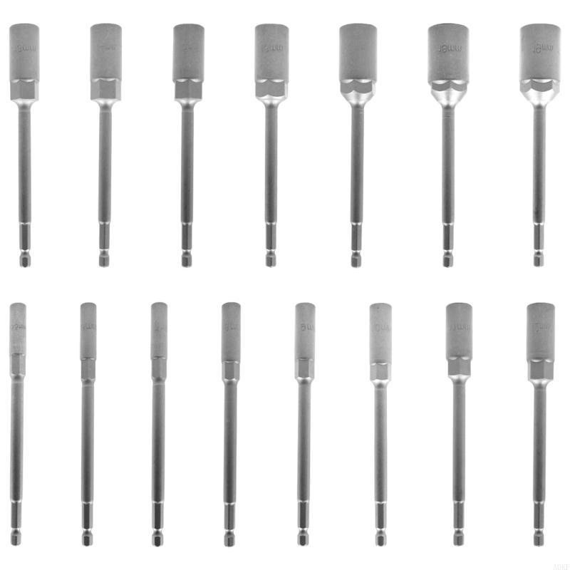 Reinforced Deep Socket Drill Bit Durable Steel Construction AntiWear Design A0KF