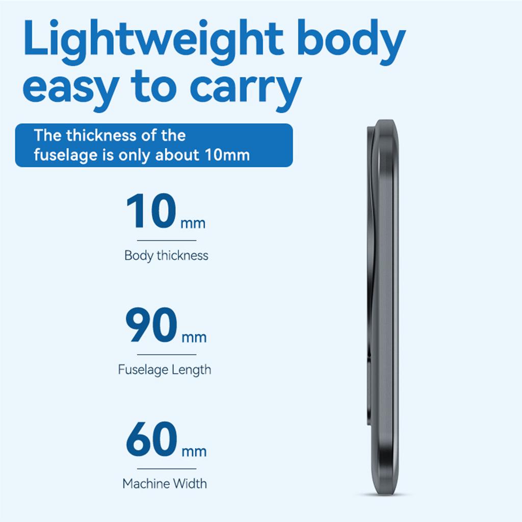 KI Sprachrekorder Magnetischer Audiorekorder Unterstützt 60 Sprachen Rauschunterdrückung App-Steuerung