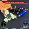 Luminous All-Metal Finger Spinner Set - Long Spin Time & Stress-Relief Toy