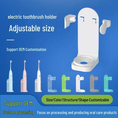 Punch-Free Wall-Mounted Toothbrush Holder for Adults & Children - Bathroom Storage Rack for Electric & Manual Toothbrushes