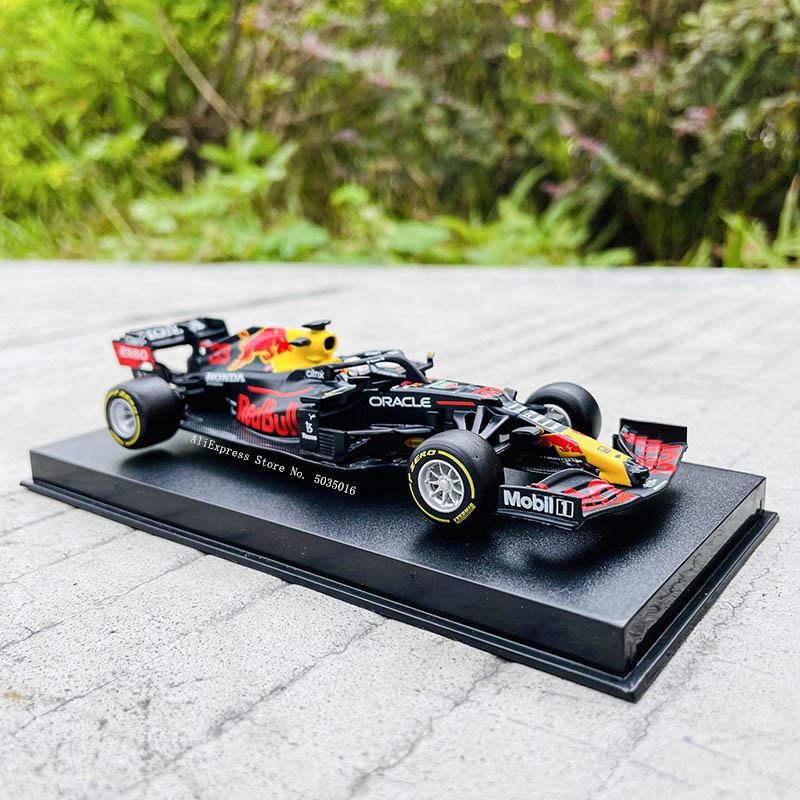 Bburago 1:43 2021 F1 Red Bull Racing RB16B #33 Verstappen modelo de carreras coche de simulación modelo de coche juguete de coche de aleación colección regalo