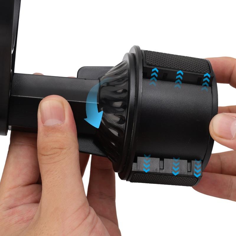 Adjustable 360° Rotation 3-in-1 Practical Interior Accessorie Car Cup Holder Tray Multi-Purpose Cup Holder Base Auto Interior