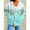 Women's 3D Zipper Hoodie