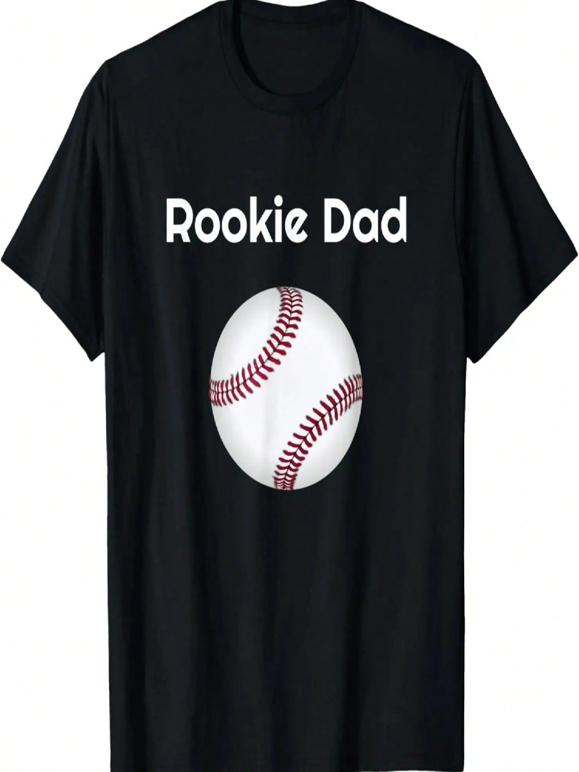 Funny Dad Pregnancy Announcet Shirt Rookie Baseball Dad S разноцветный