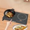 Dual Electric Induction Cooker, 110V 1200w Portable Digital Countertop Double Burner Cooktop Burner