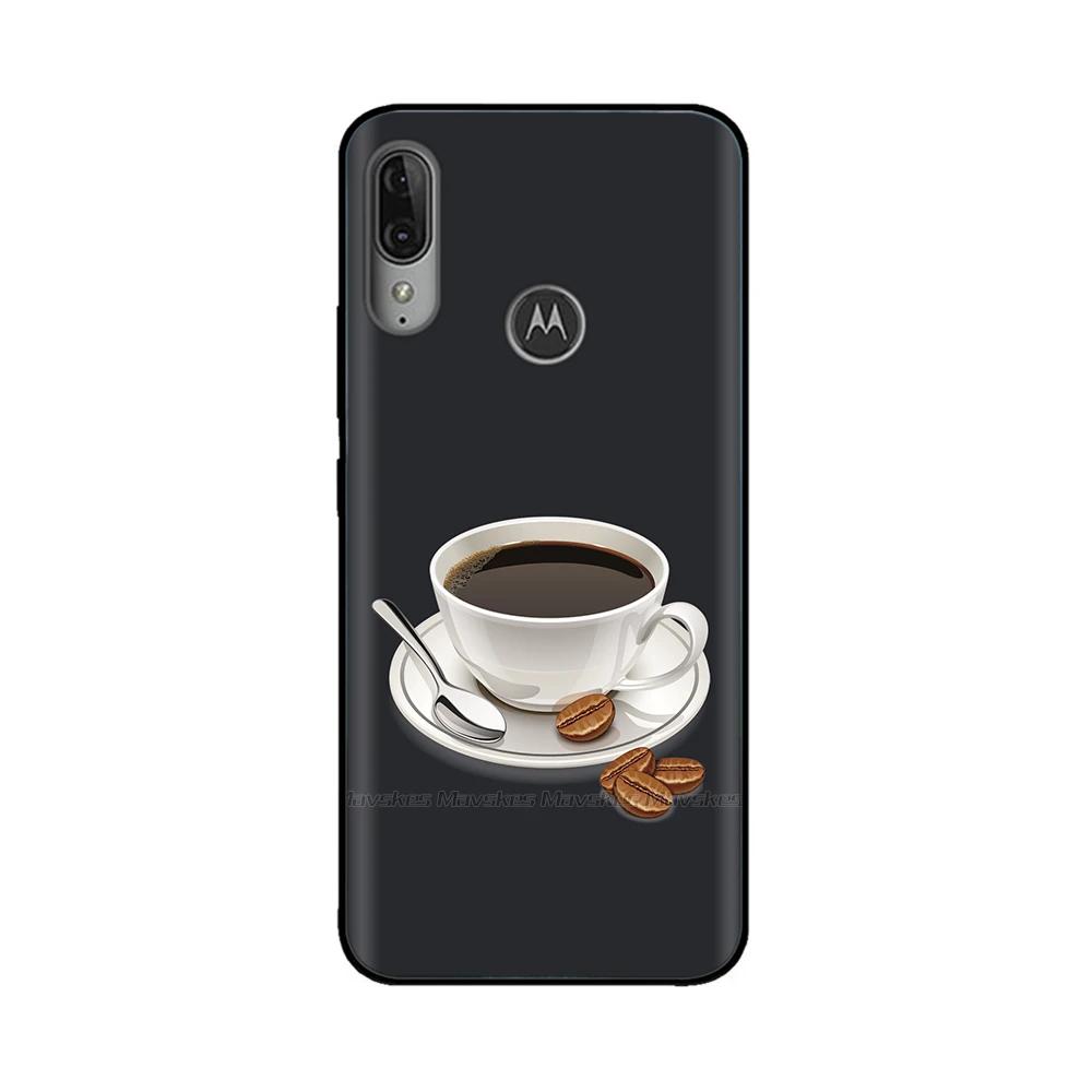 For Moto E6 Plus Case Soft Black Silicone Phone Back Cover For Motorola Moto E6 Play E6s 2020 MotoE6 Plus Case Cover Coque Funda