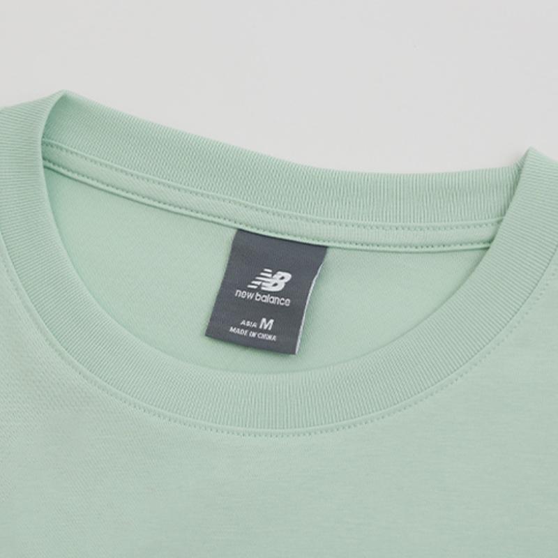 New Balance Regular T Shirt Women's Light Green AWT42300-CYS