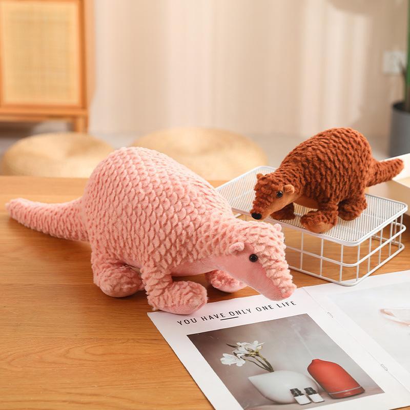Cute Simulated Pose Pangolin Doll Plush Toy Doll Children Sleeping Pillow You Doll Gift