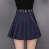 SCIONE Skirt+Belt Female Pleated Skirt College Style High Waist Short Skirt Tooling Skirt Suit Skirt