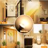 Motion-activated LED Light Bulb, E17 Base, Equivalent To a 60W Incandescent Bulb, Warm White, 6W, 610lm, 4-pack.