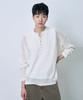 Ousa Linen Blend Henley Neck Knit 4 Colors