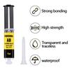 10-1Pcs 4/25ml Box Epoxy Resin AB Adhesive Waterproof High Temperature Resistant All-Purpose Repair Push-Pipe Glue Woodworking