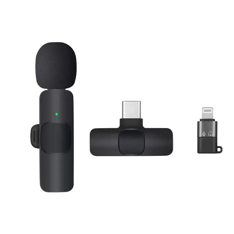 Dual Wireless Lapel Microphone for Mobile Phones – Ideal for Live Streaming and Recording