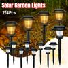 Solar Outdoor Lights New Garden Lamps Powered Waterproof Landscape Path for Yard Backyard Lawn Patio Decorative LED Lighting