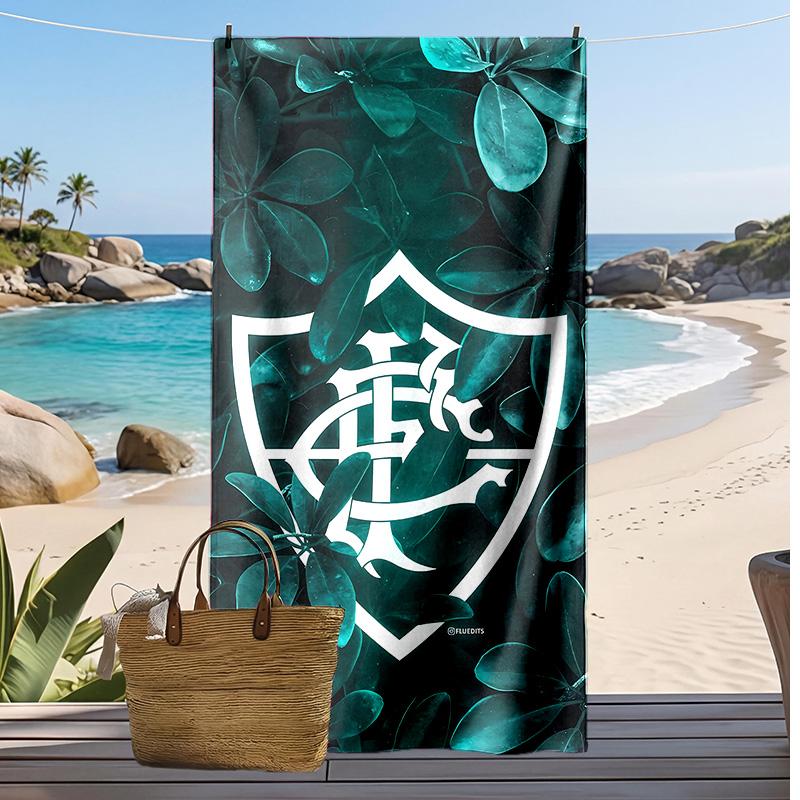 Florida Printed Beach Towel Quick Dry Soft TowelPortable Large Rectangular Beach Blanket for Travel Swimming Pool